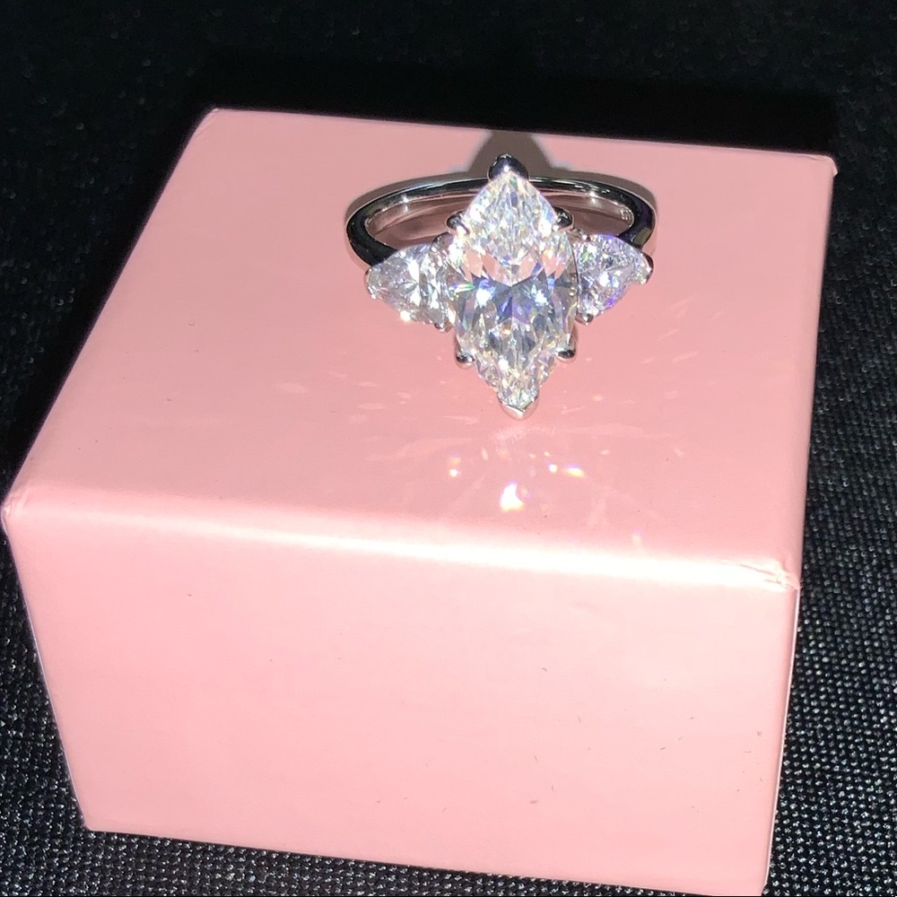 3ct Marquis Cut Ring - Picture 14 of 15
